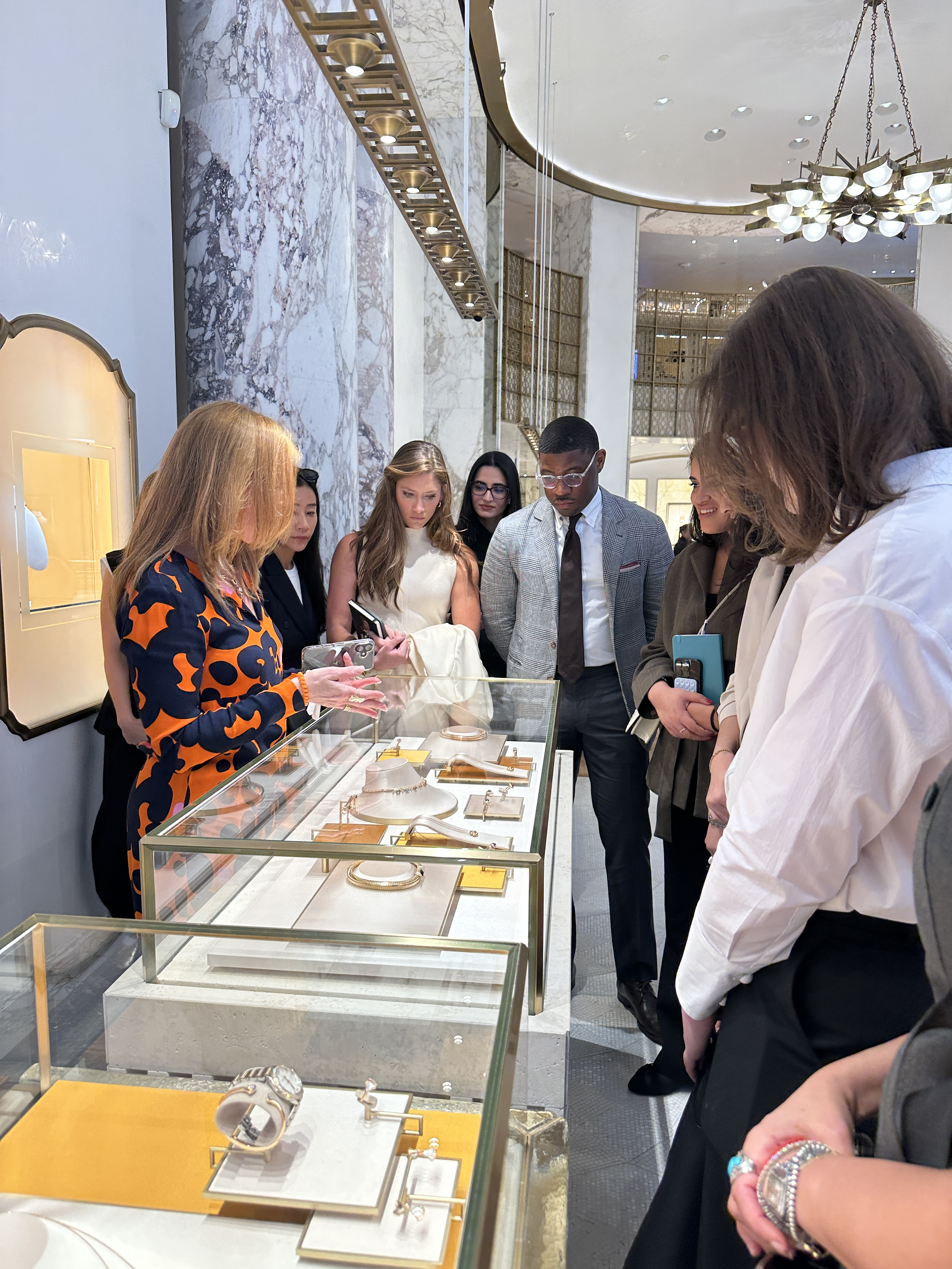 Bvlgari jewelry presentation during the SCAD New York visit